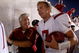 COLUMBUS, OH - SEPTEMBER 13:  Head coach Pete Carroll and Matt Barkley #7 of the Southern California Trojans leave the field after defeating the Ohio State Buckeyes 18-15 on September 13, 2009 at Ohio Stadium in Columbus, Ohio.  (Photo by Gregory Shamus/Getty Images)