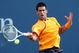 NEW YORK - SEPTEMBER 09: Novak Djokovic of Serbia returns a shot during his match against Fernando Verdasco of Spain during day ten of the 2009 U.S. Open at the USTA Billie Jean King National Tennis Center on September 9, 2009 in the Flushing neighborhood of the Queens borough of New York City. (Photo by Jim McIsaac/Getty Images)