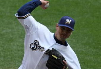 MILWAUKEE - MAY 14: Trevor Hoffman #51 of the Milwaukee Brewers delivers the ball against the Florida Marlins on May 14, 2009 at Miller Park in Milwaukee, Wisconsin. The Brewers defeated the Marlins 5-3.  (Photo by Jonathan Daniel/Getty Images)