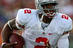 LOS ANGELES, CA - SEPTEMBER 13:  Terrelle Pryor #2 of the Ohio State Buckeyes runs the ball against the USC Trojans during the college football game at the Los Angeles Memorial Coliseum on September 13, 2008 in Los Angeles, California.  (Photo by Stephen Dunn/Getty Images)