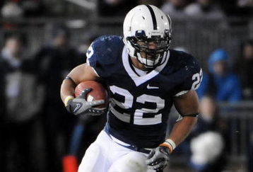 STATE COLLEGE - NOVEMBER 22:  Evan Royster #22 of the Penn State Nittany Lions runs the ball against the Michigan State Spartans on November 22, 2008 at Beaver Stadium in State College, Pennsylvania.  (Photo by Joe Sargent/Getty Images)