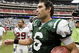 HOUSTON - SEPTEMBER 13:  Quarterback Mark Sanchez #6 of the New York Jets leaves the field with the game ball after defeating the Houston Texans 24-7 at Reliant Stadium on September 13, 2009 in Houston, Texas.  (Photo by Bob Levey/Getty Images)