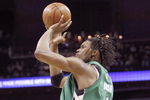CHARLOTTE, NC - MARCH 16:  Chris Bosh #4 of the Toronto Raptors makes a jumpshot against the Charlotte Bobcats during their game at Time Warner Cable Arena on March 16, 2009 in Charlotte, North Carolina.  NOTE TO USER: User expressly acknowledges and agrees that, by downloading and/or using this Photograph, user is consenting to the terms and conditions of the Getty Images License Agreement. (Photo by: Streeter Lecka/Getty Images)