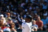 SEATTLE - AUGUST 16:  Ken Griffey Jr. #24 of the Seattle Mariners bats during the MLB game against the New York Yankees on August 16, 2009 at Safeco Field in Seattle, Washington. The Mariners defeated the Yankees 10-3. (Photo by Otto Greule Jr/Getty Images)