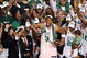 BOSTON - JUNE 17: Paul Pierce #34 of the Boston Celtics celebrates with the NBA Finals MVP trophy after defeating the Los Angeles Lakers in Game Six of the 2008 NBA Finals on June 17, 2008 at TD Banknorth Garden in Boston, Massachusetts. NOTE TO USER: User expressly acknowledges and agrees that, by downloading and/or using this Photograph, user is consenting to the terms and conditions of the Getty Images License Agreement. (Photo by Kevin C. Cox/Getty Images)