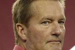 TAMPA, FL - OCTOBER 19: Commentator Jim Fassel during warmups as the Seattle Seahawks play the Tampa Bay Buccaneers at Raymond James Stadium on October 19, 2008 in Tampa, Florida.  (Photo by Al Messerschmidt/Getty Images) 