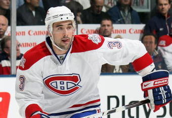 TORONTO, ON - NOVEMBER 08:  Ryan O'Byrne #3 of the Montreal Canadiens skates during the game against the Toronto Maple Leafs on November 8, 2008 at the Air Canada Centre in Toronto, Ontario, Canada.  (Photo by Bruce Bennett/Getty Images)
