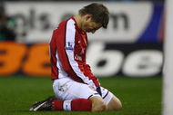 WEST BROMWICH, UNITED KINGDOM - MARCH 03: Andrei Arshavin of Arsenal reacts during the Barclays Premier League match between West Bromwich Albion and Arsenal at The Hawthorns on March 3, 2009 in West Bromwich, England. (Photo by Clive Mason/Getty Images)