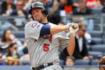 NEW YORK - MAY 17:  Michael Cuddyer #5 of the Minnesota Twins bats against the New York Yankees on May 17, 2009 at Yankee Stadium in the Bronx borough of New York City. The Yankees defeated the Twins 3-2 in ten innings.  (Photo by Jim McIsaac/Getty Images)