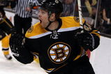 BOSTON - APRIL 16:  Phil Kessel #81 of the Boston Bruins celebrates his goal in the first period against the Montreal Canadiens during Game One of the Eastern Conference Quarterfinals of the 2009 Stanley Cup playoffs on April 16, 2009 at the TD Banknorth Garden in Boston, Massachusetts.  (Photo by Elsa/Getty Images)