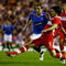 GLASGOW, UNITED KINGDOM - SEPTEMBER 19: Kevin Thomson of Rangers tackles Serdar Tasci of VfB Stuttgart during the UEFA Champions League match between Rangers and VfB Stuttgart at Ibrox Park  September 19, 2007 in Glasgow, Scotland.  (Photo by Jeff J Mitchell/Getty Images)