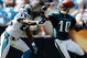 CHARLOTTE, NC - SEPTEMBER 13:  Wide Receiver DeSean Jackson #10 of the Philadelphia Eagles, bobbles a catch during the NFL season opener against the Carolina Panthers at Bank of America Stadium on September 13, 2009 in Charlotte, North Carolina.  (Photo by Streeter Lecka/Getty Images)