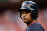 ST. LOUIS, MO - JULY 12:  World Futures All-Star Dayan Viciedo of the Chicago White Sox looks on during the 2009 XM All-Star Futures Game at Busch Stadium on July 12, 2009 in St. Louis, Missouri. (Photo by Jamie Squire/Getty Images)
