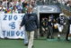 STATE COLLEGE, PA - SEPTEMBER 12: Head coach Joe Paterno of the Penn State Nittany Lions walks on to the field before the start of their game against the Syracuse Orangemen  at Beaver Stadium  September 12, 2009 in State College, Pennsylvania.  (Photo by Chris Gardner/Getty Images)