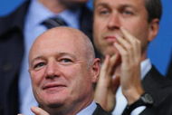 BOLTON, UNITED KINGDOM - OCTOBER 07: Peter Kenyon and Roman Abramovich of Chelsea during the Barclays Premier League match between Bolton Wanderers and Chelsea at the Reebok Stadium on October 7, 2007 in Bolton, England.  (Photo by Laurence Griffiths/Getty Images)