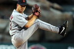 ANAHEIM, CA - AUGUST 25:  Jarrod Washburn #53 of the Detroit Tigers pitches against the Los Angeles Angels of Anaheim during the first inning at Angel Stadium of Anaheim on August 25, 2009 in Anaheim, California.  (Photo by Harry How/Getty Images)