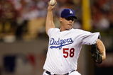 ST. LOUIS, MO - JULY 14:  National League All-Star Chad Billingsley of the Los Angeles Dodgers pitches during the 2009 MLB All-Star Game at Busch Stadium on July 14, 2009 in St Louis, Missouri. (Photo by Jamie Squire/Getty Images)