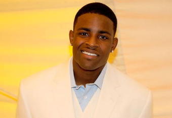 LOS ANGELES, CA - JULY 15:  NFL player Michael Crabtree arrives at the 2009 ESPY Awards held at Nokia Theatre LA Live on July 15, 2009 in Los Angeles, California. The 17th annual ESPYs will air on Sunday, July 19 at 9PM ET on ESPN.  (Photo by Kevork Djansezian/Getty Images for ESPY)