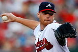 ATLANTA - AUGUST 22:  Starting pitcher Tommy Hanson #48 of the Atlanta Braves pitches to the Florida Marlins on August 22, 2009 at Turner Field in Atlanta, Georgia.  (Photo by Kevin C. Cox/Getty Images)