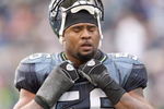 SEATTLE - NOVEMBER 02:  Leroy Hill #56 of the Seattle Seahawks stands on the field during the game against the Philadelphia Eagles at Qwest Field on November 2, 2008 in Seattle, Washington. (Photo by Otto Greule Jr/Getty Images)
