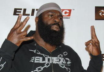 STUDIO CITY, CA - MAY 19:  MMA fighter Kimbo Slice attends CBS's 'Elite XC Saturday Night Fights' Press Conference at CBS Radford Studios on May 19, 2008 in Studio City, California.  (Photo by Stephen Shugerman/Getty Images)