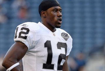 SEATTLE - SEPTEMBER 03: Darrius Heyward-Bey #12 of the Oakland Raiders stands on the field before the game against the Seattle Seahawks on September 3, 2009 at Qwest Field in Seattle, Washington. (Photo by Otto Greule Jr/Getty Images)     