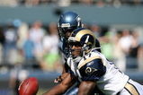 SEATTLE - SEPTEMBER 13:  Wide receiver Donnie Avery #17 of the St. Louis Rams makes a catch against Leroy Hill #56 of the Seattle Seahawks on September 13, 2009 at Qwest Field in Seattle, Washington. (Photo by Otto Greule Jr/Getty Images)
