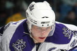 UNIONDALE, NY - FEBRUARY 10:  Dustin Brown #23 of the Los Angeles Kings waits on the ice during the game against the New York Islanders on February 10, 2009 at the Nassau Coliseum in Uniondale, New York.  (Photo by Bruce Bennett/Getty Images)