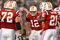 FOXBORO, MA - SEPTEMBER 14:  Quarterback Tom Brady #12 of the New England Patriots huddles with his players during the game against the Buffalo Bills on September 14, 2009 at Gillette Stadium in Foxboro, Massachusetts. (Photo by Elsa/Getty Images)