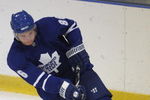 MISSISSAUGA, CANADA - AUGUST 26:  Tyler Bozak #86 of the Toronto Maple Leafs skates during the Upper Deck NHL Rookie Debut on August 26, 2009 at the Hershey Centre in Mississauga, Ontario.  (Photo By Dave Sandford/Getty Images)