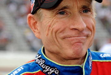 BRISTOL, TN - AUGUST 22:  Mark Martin, driver of the #5 Pop Tarts/CARQUEST Chevrolet, stands on the grid prior to the start of the NASCAR Sprint Cup Series Sharpie 500 at Bristol Motor Speedway on August 22, 2009 in Bristol, Tennessee. Martin's start from the pole position in the Sharpie 500 will be his 1000th start of his NASCAR career.  (Photo by Rusty Jarrett/Getty Images for NASCAR)
