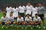 LIEGE, BELGIUM - SEPTEMBER 16:  The Arsenal team pose for a group picture during the UEFA Champions League Group H match between Standard Liege and Arsenal at the Sclessin Stadium on September 16, 2009 in Liege, Belgium.  (Photo by Jamie McDonald/Getty Images)