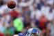 EAST RUTHERFORD, NJ - SEPTEMBER 13: Eli Manning #10 of the New York Giants throws a pass against the Washington Redskins on September 13, 2009 at Giants Stadium in East Rutherford, New Jersey. (Photo by Jim McIsaac/Getty Images)