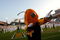 ATLANTA - SEPTEMBER 10:  Buzz, the mascot of the Georgia Tech Yellow Jackets, cheers against the Clemson Tigers at Bobby Dodd Stadium on September 10, 2009 in Atlanta, Georgia.  (Photo by Kevin C. Cox/Getty Images)