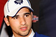 MONTREAL, QC - JUNE 26:  Nazem Kadri of the Toronto Maple speaks to the media after he was selected #7 overall by the Leafs during the first round of the 2009 NHL Entry Draft at the Bell Centre on June 26, 2009 in Montreal, Quebec, Canada.  (Photo by Richard Wolowicz/Getty Images)