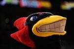 OKLAHOMA CITY - MARCH 11:  The Iowa State Cyclones mascot during the Phillips 66 Big 12 Men's Basketball Championship at the Ford Center March 11, 2009 in Oklahoma City, Oklahoma.  (Photo by Ronald Martinez/Getty Images)