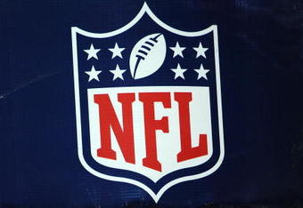 HOUSTON - NOVEMBER 09:  The NFL shield logo on the goal post during play between the Baltimore Ravens and the Houston Texans at Reliant Stadium on November 9, 2008 in Houston, Texas.  (Photo by Ronald Martinez/Getty Images)