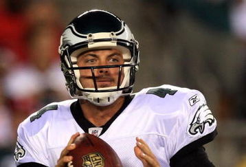 PHILADELPHIA - AUGUST 27:  Kevin Kolb #4 of the Philadelphia Eagles throws a pass against the preseason game against the Jacksonville Jaguars at Lincoln Financial Field on August 27, 2009 in Philadelphia, Pennsylvania.  (Photo by Jim McIsaac/Getty Images)