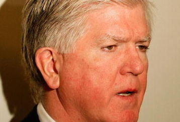 MONTREAL - JANUARY 24:  Toronto Maple Leafs General Manager Brian Burke speaks with the media at the NHL Board of Governors Meeting during the 2009 NHL All-Star weekend on January 24, 2009 at the Bell Centre in Montreal, Canada.  (Photo by Richard Wolowicz/Getty Images)