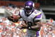 CLEVELAND - SEPTEMBER 13: Adrian Peterson #28 of the Minnesota Vikings is hit by D'Qwell Jackson #52 of the Cleveland Brwons at Cleveland Browns Stadium on September 13, 2009 in Cleveland, Ohio. (Photo by Matt Sullivan/Getty Images)