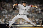 NEW YORK - AUGUST 09:  Jon Lester #31 of the Boston Red Sox delivers to the plate in the first inning against the New York Yankees on August 9, 2009 at Yankee Stadium in the Bronx Borough of New York City.  (Photo by Jeff Zelevansky/Getty Images)