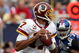EAST RUTHERFORD, NJ - SEPTEMBER 13: Jason Campbell #17 of the Washington Redskins looks to throw a pass against the New York Giants on September 13, 2009 at Giants Stadium in East Rutherford, New Jersey. (Photo by Jim McIsaac/Getty Images)