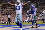 IRVING, TX - DECEMBER 14:  Running back Tashard Choice #23 of the Dallas Cowboys celebrates his touchdown against the New York Giants in the fourth quarter at Texas Stadium on December 14, 2008 in Irving, Texas.  (Photo by Ronald Martinez/Getty Images)
