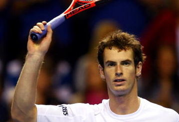 LIVERPOOL, ENGLAND - SEPTEMBER 18:  Andy Murray of Great Britain celebrates victory against Michal Przysiezny of Poland during the opening rubber of the Davis Cup tie between Great Britain and Poland at Liverpool Echo Arena on September 18, 2009 in Liverpool, England.  (Photo by Clive Rose/Getty Images)