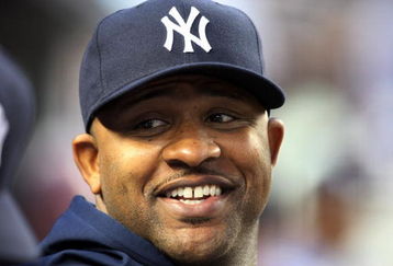 NEW YORK - SEPTEMBER 08:  CC Sabathia #52 of the New York Yankees looks on against the Tampa Bay Rays on September 8, 2009 at Yankee Stadium in the Bronx borough of New York City.  (Photo by Jim McIsaac/Getty Images)