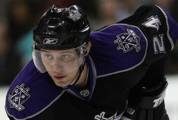 DALLAS - JANUARY 17:  Alexander Frolov #24 of the Los Angeles Kings during play against the Dallas Stars at the American Airlines Center on January 17, 2009 in Dallas, Texas.  (Photo by Ronald Martinez/Getty Images)