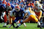 GAINESVILLE, FL - SEPTEMBER 19:  Chris Rainey #3 of the Florida Gators runs for a first down during the game against the Tennessee Volunteers at Ben Hill Griffin Stadium on September 19, 2009 in Gainesville, Florida.  (Photo by Sam Greenwood/Getty Images)