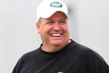 FLORHAM PARK, NJ - MAY 02:  Head coach Rex Ryan of the New York Jets walks on the field during minicamp on May 2, 2009 at the Atlantic Health Jets Training Center in Florham Park, New Jersey.  (Photo by Jim McIsaac/Getty Images)
