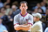 6 Dec 2000:  Referee Tim Donaghy  stands on the court during the game between the New York Knicks and the Dallas Mavericks at the Reunion Arena in Dallas, Texas. The Mavericks defeated the Knicks 94-85.   NOTE TO USER: It is expressly understood that the only rights Allsport are offering to license in this Photograph are one-time, non-exclusive editorial rights. No advertising or commercial uses of any kind may be made of Allsport photos. User acknowledges that it is aware that Allsport is an editorial sports agency and that NO RELEASES OF ANY TYPE ARE OBTAINED from the subjects contained in the photographs.  Mandatory Credit: Ronald Martinez  /Allsport