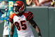 GREEN BAY, WI - SEPTEMBER 20: Wide receiver Chad Ochocinco #85 of the Cincinnati Bengals runs with the football for a touchdown after a pass reception against the Green Bay Packers at Lambeau Field on September 20, 2009 in Green Bay, Wisconsin. The Bengals defeated the Packers 31-24. (Photo by Scott Boehm/Getty Images)